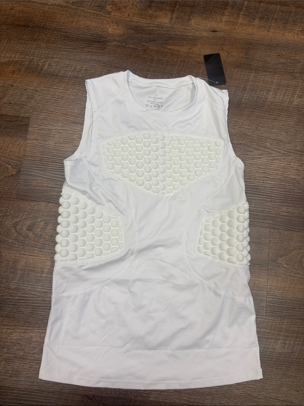 Youth rib protecting compression top
